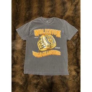 Men’s Medium Wrldinvsn Charcoal Grey Wrld Champions Championship Ring T-Shirt